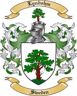 Lynbohm Family Crest from Sweden