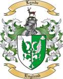 Lynde Family Crest from England