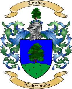 Lyndon Family Crest from Netherlands