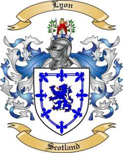 Lyon Family Crest from Scotland2
