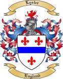 Lyster Family Crest from England