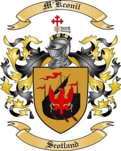 M'Kconil Family Crest from Scotland