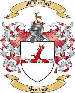 M'Kurkill Family Crest from Scotland