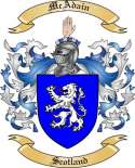 MMcAdain Family Crest from Scotland