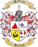MaClaine Family Crest from Scotland