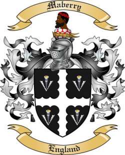 Maberry Family Crest from England