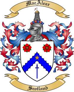 MacAlear Family Crest from Scotland