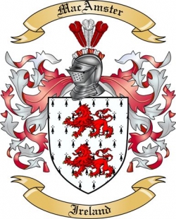 MacAmster Family Crest from Ireland