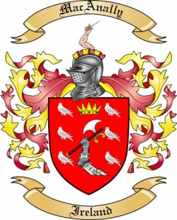 MacAnally Family Crest from Ireland