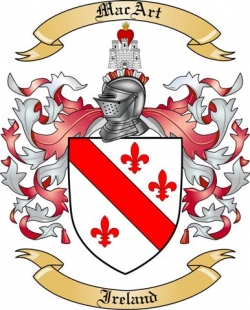 MacArt Family Crest from Ireland