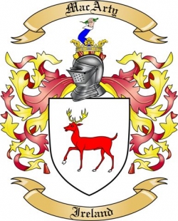 MacArty Family Crest from Ireland