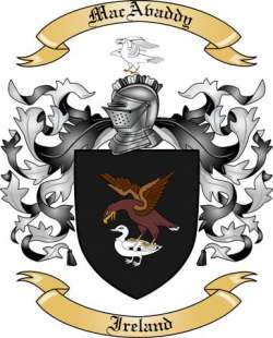 MacAvaddy Family Crest from Ireland