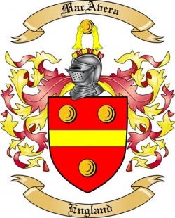 MacAvera Family Crest from England