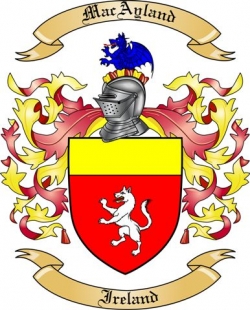 MacAyland Family Crest from Ireland