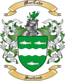MacCabe Family Crest from Scotland