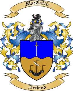 MacCaffie Family Crest from Ireland