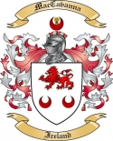 MacCavanna Family Crest from Ireland