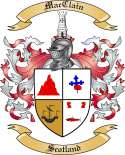 MacClain Family Crest from Scotland