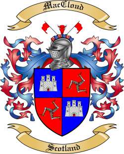 MacCloud Family Crest from Scotland