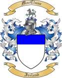 MacClune Family Crest from Ireland