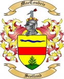 MacCoubrie Family Crest from Scotland