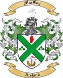 MacCoy Family Crest from Ireland