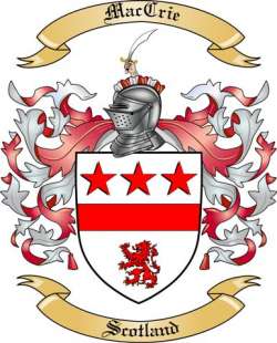 MacCrie Family Crest from Scotland2