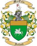MacCuin Family Crest from Ireland