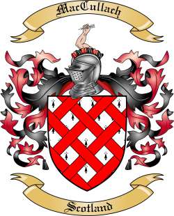 MacCullach Family Crest from Scotland