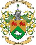 MacDonough Family Crest from Ireland