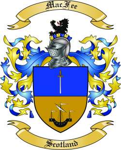 MacFee Family Crest from Scotland
