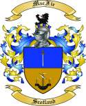 MacFie Family Crest from Scotland