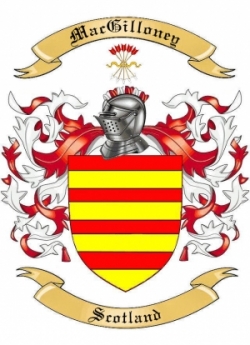 MacGilloney Family Crest from Scotland