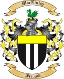MacGinley Family Crest from Ireland