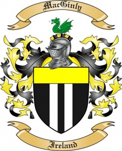 MacGinly Family Crest from Ireland