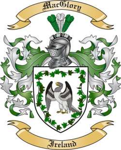 MacGlory Family Crest from Ireland