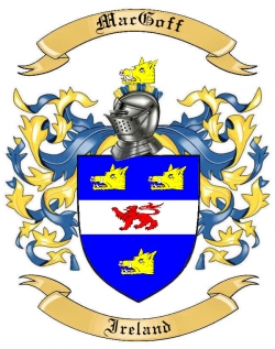 MacGoff Family Crest from Ireland