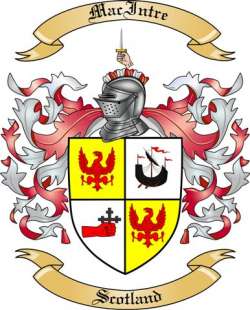 MacIntre Family Crest from Scotland