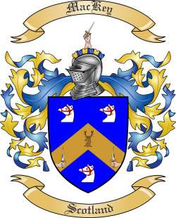 MacKey Family Crest from Scotland.cdr2