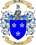 MacKim Family Crest from Scotland