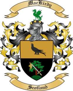 MacKirdy Family Crest from Scotland