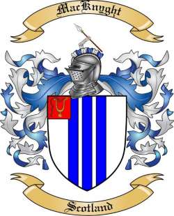 MacKnyght Family Crest from Scotland