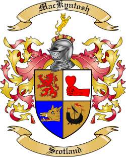 MacKyntosh Family Crest from Scotland