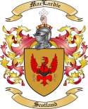 MacLardie Family Crest from Scotland
