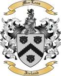 MacLeas Family Crest from Ireland