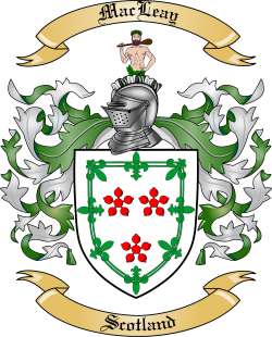 MacLeay Family Crest from Scotland