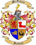 MacLehose Family Crest from Scotland