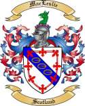 MacLeslie Family Crest from Scotland