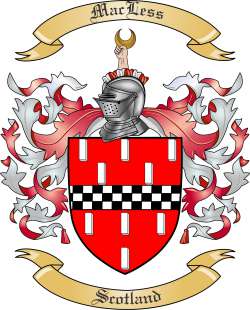 MacLess Family Crest from Scotland