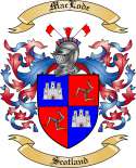MacLode Family Crest from Scotland